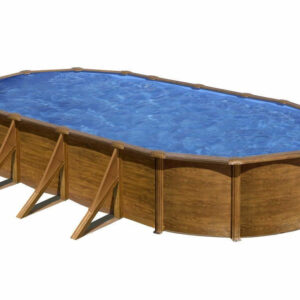 Piscina-desmontable-Gre-Pacific-ovalada-de-acero-aspecto-madera-730-x-375-x-120-cm
